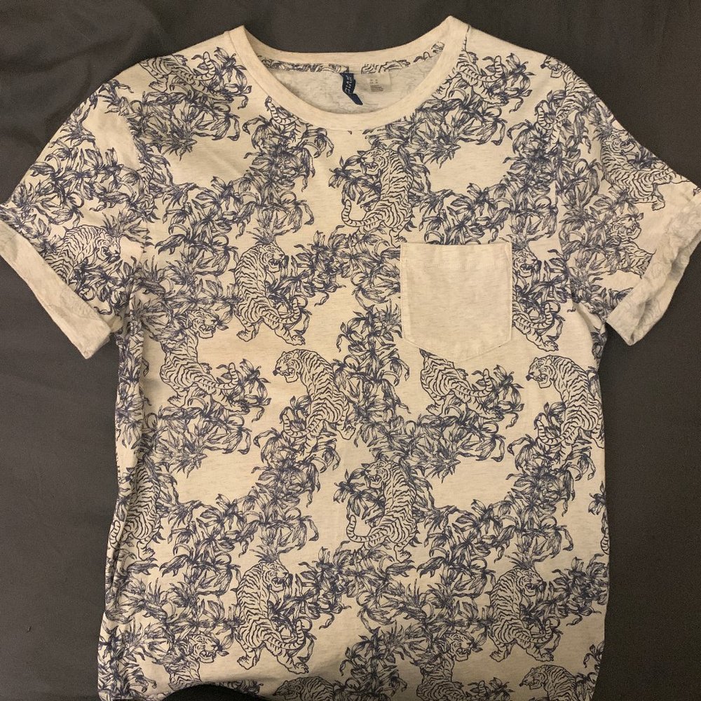 Floral Tiger Pocket Tee